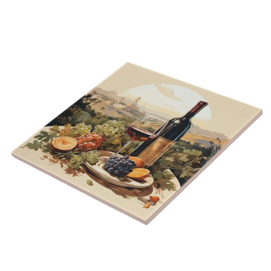 Wine Lover Fliese (Seite)