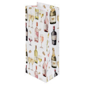 Wine Lover Geschenktüte Für Weinflaschen (Rückseite Schrägansicht)