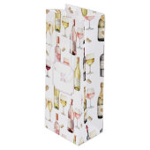 Wine Lover Geschenktüte Für Weinflaschen (Vorderseite Schrägansicht)