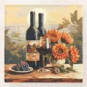 Wine Lover Glasuntersetzer (Vorderseite)