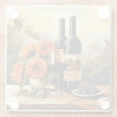 Wine Lover Glasuntersetzer (Rückseite)