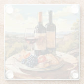 Wine Lover Glasuntersetzer (Rückseite)