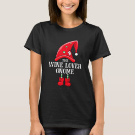 Wine Lover Gnome Weihnachtsfamilie Matching Group T-Shirt