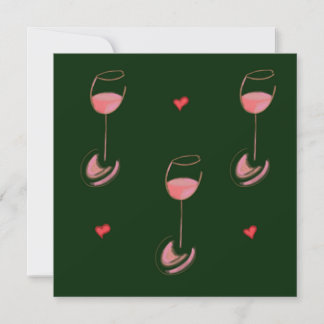 Wine lover invitation einladung