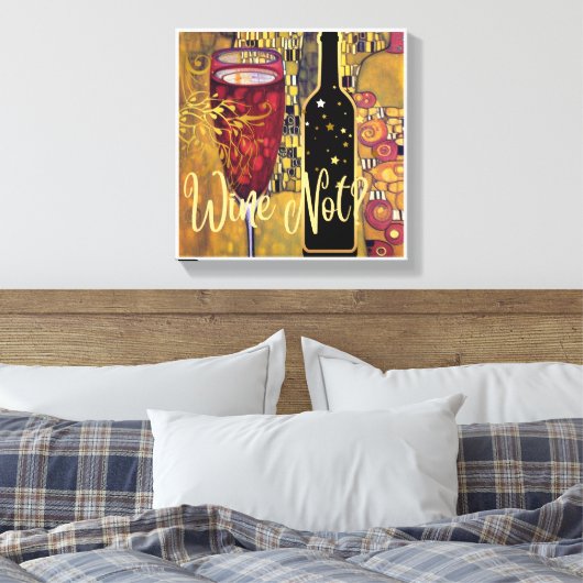 Wine Lover Leinwanddruck (Insitu (Schlafzimmer))