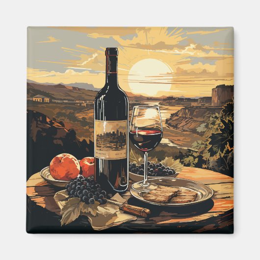 Wine Lover Magnet (Vorne)