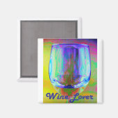 Wine Lover Magnet (Vorderseite/Rückseite)