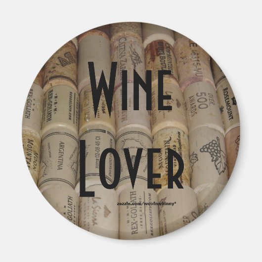 Wine Lover Magnet (Vorne)