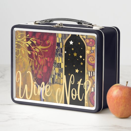 Wine Lover Metall Brotdose (Beispiel)
