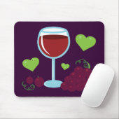 Wine Lover Mousepad (Mit Mouse)