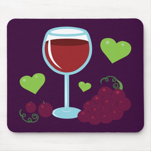 Wine Lover Mousepad (Vorne)