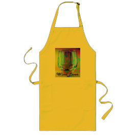 Wine-Lover-Notebook Lange Schürze