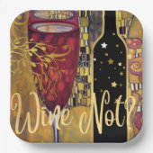 Wine Lover Pappteller (Vorderseite)