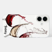 Wine Lover Phone Case – Red, White & Rosé (Rückseite (Horizontal))