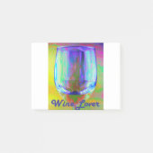 Wine Lover Post-it Klebezettel (Vorderseite)