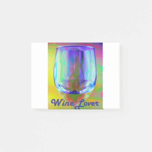 Wine Lover Post-it Klebezettel (Vorderseite)