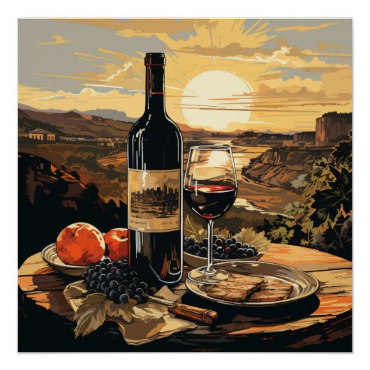 Wine Lover Poster (Vorderseite)