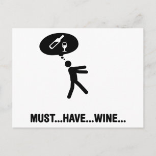 Wine Lover Postkarte