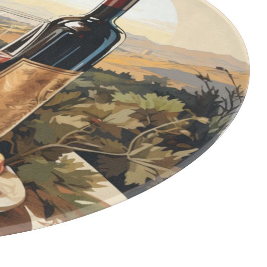 Wine Lover Schneidebrett (Ecke)