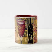 Wine Lover Zweifarbige Tasse (Mittel)