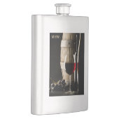 Wine Lover's custom monogram flask Flachmann (Rechts)
