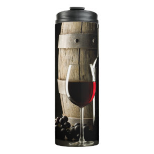 Wine Lover's custom text tumbler Thermosbecher