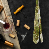 Wine Lovers Elegantes Traubenmuster Design Krawatt Krawatte