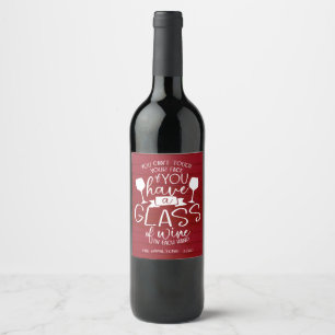 Wine Lovers Funny 2020 Covid Weihnachten Rotes Hol Weinetikett