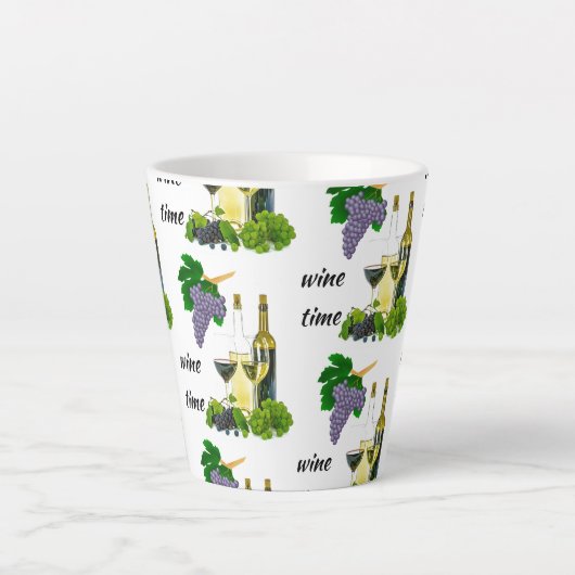 Wine Lovers Housewarming Gift Idee Milchtasse (Vorderseite)