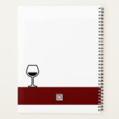 Wine Lover's Large Red Planner Planer (Rückseite)