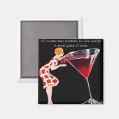 Wine Magnet (Vorderseite/Rückseite)