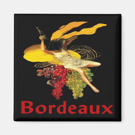 Wine Maid Bordeaux Magnet (Vorne)