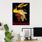 Wine Maid Bordeaux Poster (Heimbüro)