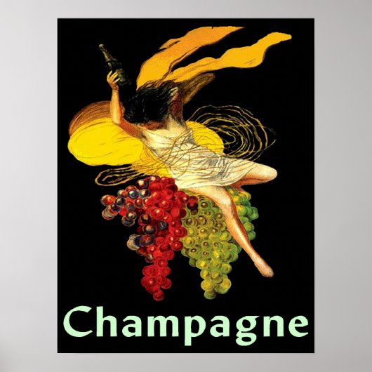 Wine Maid Champagne Poster (Vorne)