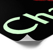 Wine Maid Champagne Poster (Ecke)