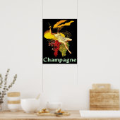Wine Maid Champagne Poster (Küche)