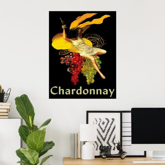 Wine Maid Chardonnay Poster (Heimbüro)