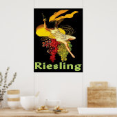 Wine Maid Riesling Poster (Küche)