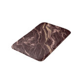 Wine Marble Pattern Refined Contemporary Design Badematte (Schrägansicht)