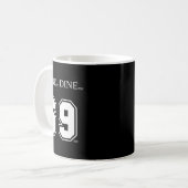 Wine Me Dine Me 69 Me Lustige Männer Mann Frau Fra Kaffeetasse (Vorderseite Links)