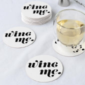Wine Me. Paper Untersetzer