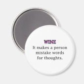 Wine Mistakes Magnet (Vorderseite/Rückseite)