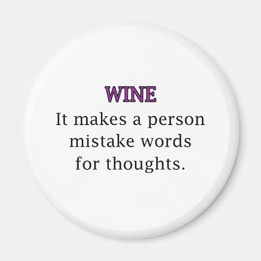 Wine Mistakes Magnet (Vorne)
