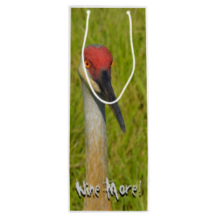 Wine more Whine less Funny Sand Hill Geschenktüte Für Weinflaschen