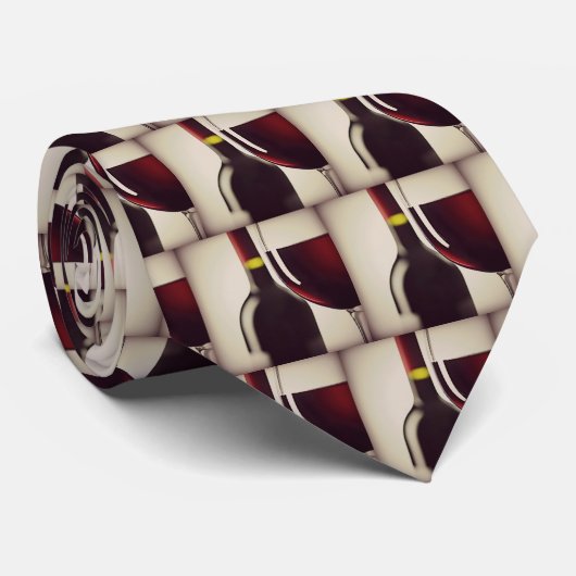 Wine Necktie Krawatte (Gerollt)