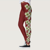 Wine North Carolina Staat Blume Dogwood Leggings (Links)
