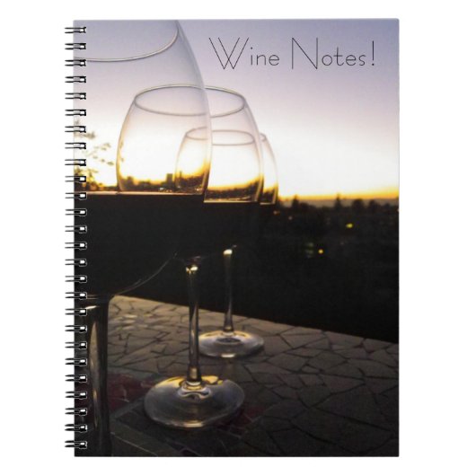 Wine Notes Notebook! Notizblock (Vorderseite)