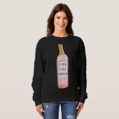 Wine O& X27 Uhr Irgendwo Sweatshirt (Vorne ganz)