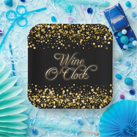 Wine O'Clock Pappteller (Party)