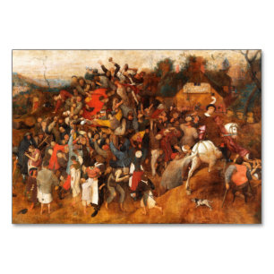 Wine of Saint Martins Day by Pieter Bruegel Tischnummer